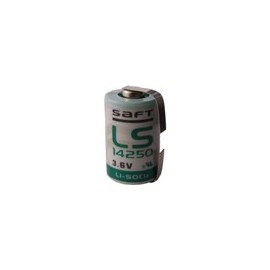 SAFT LS14250 - Pile Lithium - 1/2AA - Languettes 3,6V - 1,2Ah