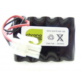 CHRONO PACK Batterie NiMh 12V - 1650mAh + Connecteur 2pts - Portes BESAM