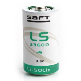 SAFT LS33600 - D - Pile Lithium - 3,6V - 16,5A