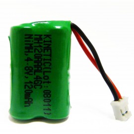 Pack batterie - Kinetic SD 400 - Trainer 400 / 500 - SDT 30 - MH120AAAL4GC - NiMh - 4.8V - 120mAh + connecteur
