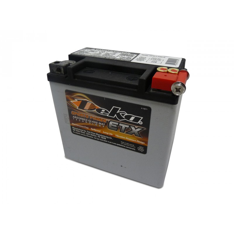 Batterie Moto / Harley-Davidson AGM DEKA ETX14L - 12V – 12Ah