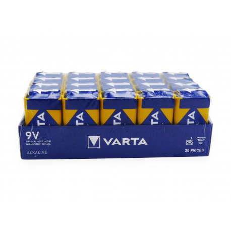 VARTA 6LR61 - 9V Industrial - Boite de 20