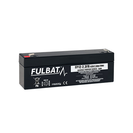Batterie Plomb Standard FP12-2.3 FR - 12V - 2.1Ah - UL94.FR – FULBAT